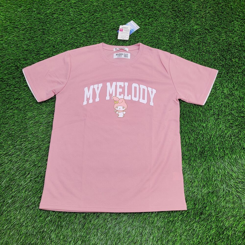 My-Melody Japanese Rabbit Shirt Womens L/XL 20x26 Pink Tv-Show